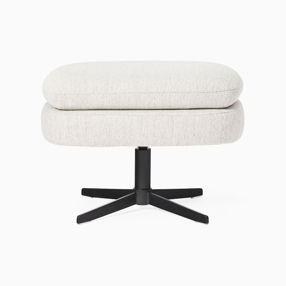 West elm pink ottoman deals